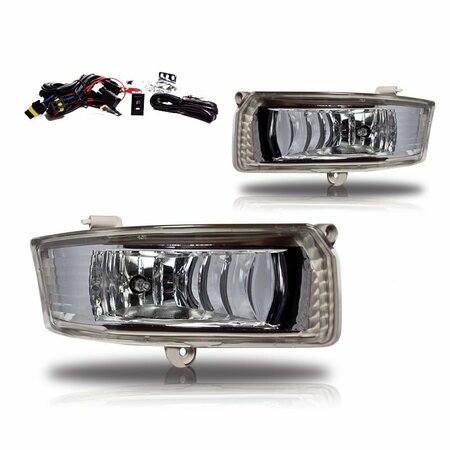 WINJET Fog Lights - Clear - Wiring Kit Included CFWJ-0075-C